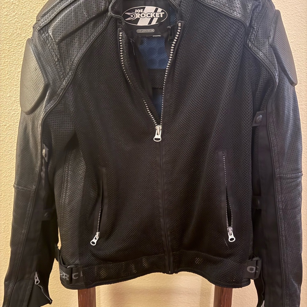 Joe Rocket Black and Gray Mesh Jacket